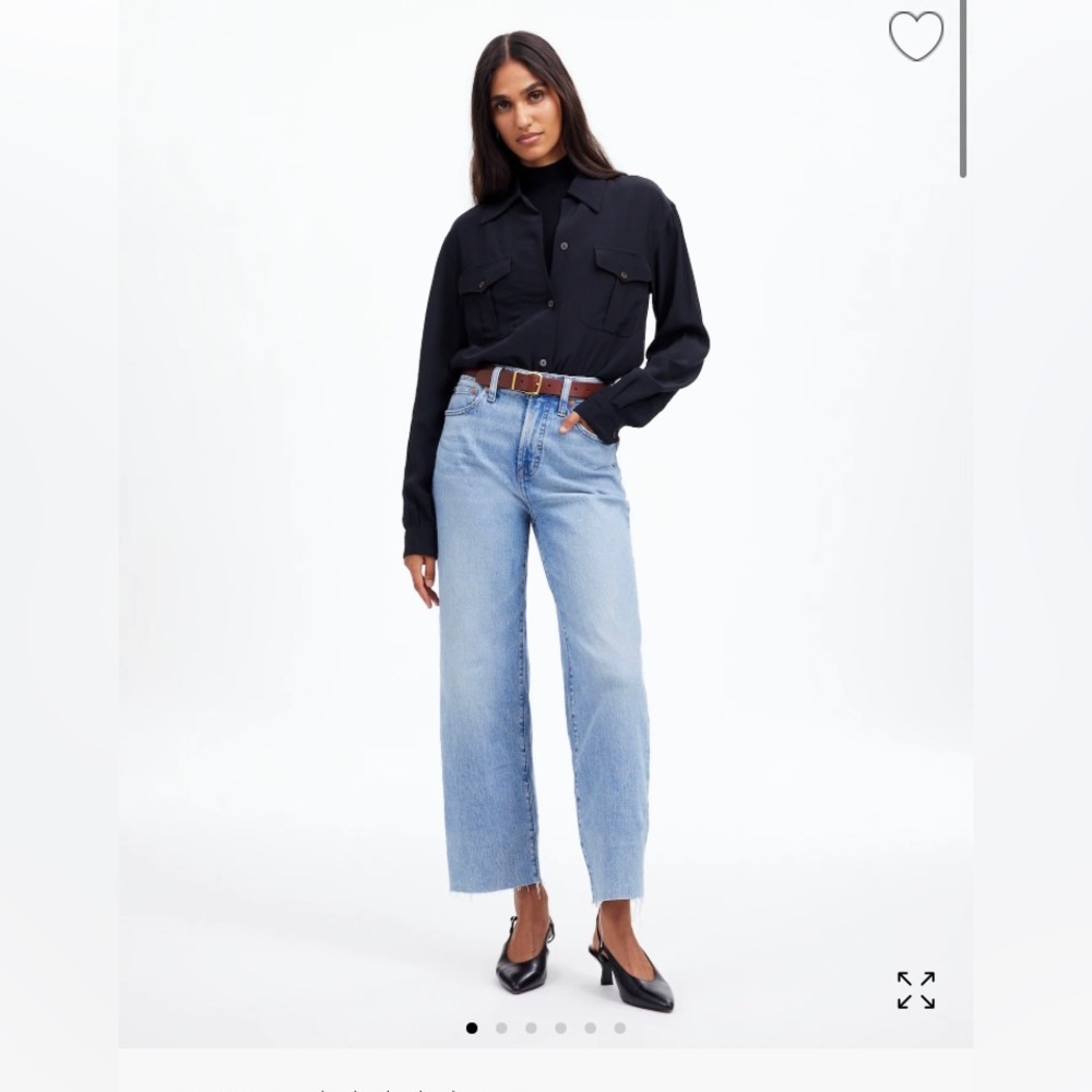 Madewell Blue Cropped Ankle Jeans